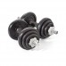 York  Cast Iron Dumbbell Spin-lock Set with multiple weights